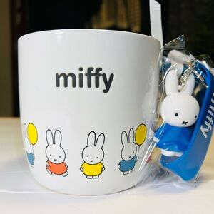 Miffy Ceramic Mug + Keychain Set – NWT